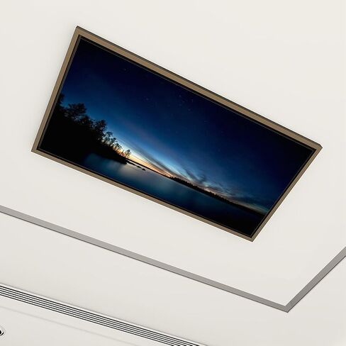 6 Pack Fluorescent Light Covers for Ceiling Lights Storm Clouds Prairies Saskatchewan Decorative Magnetic Fluorescent Light Filters for Classroom Office Home 4x2 ft in Kuwait