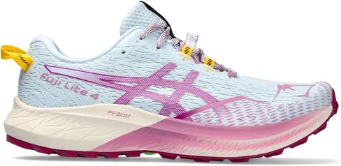 ASICS Women's Fuji Lite 4 Running Shoe, 9.5, Light Blue/BlackBerry in Saudi Arabia