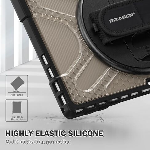 BRAECNstock Case for Microsoft Surface Pro 7+ Plus/7/6/5/4 12.3" - Black in Saudi Arabia