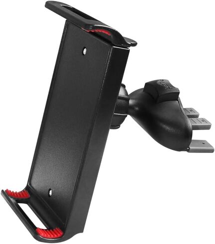 Universal 4-11 inch Tablet Holder Car CD Slot Air Vent Tablet Bracket Mobile Phone Mount Stand (Color : Black, Size : Universal) (Black Universal) in Saudi Arabia