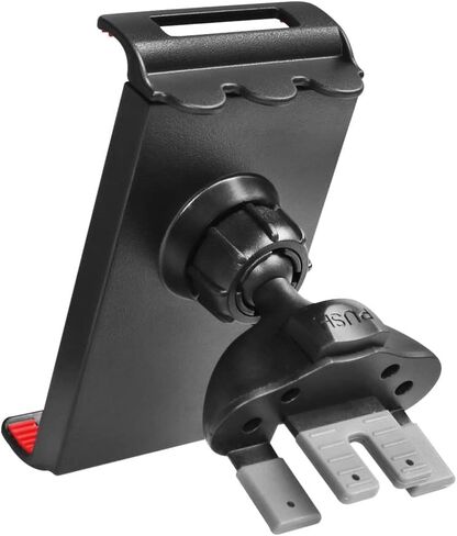 Universal 4-11 inch Tablet Holder Car CD Slot Air Vent Tablet Bracket Mobile Phone Mount Stand (Color : Black, Size : Universal) (Black Universal) in Saudi Arabia
