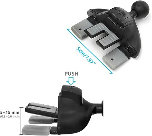 Universal 4-11 inch Tablet Holder Car CD Slot Air Vent Tablet Bracket Mobile Phone Mount Stand (Color : Black, Size : Universal) (Black Universal) in Saudi Arabia
