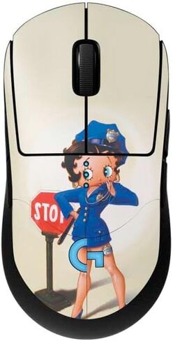 Skinit Decal Other Skin Compatible with G Pro Wireless Gaming Mouse - Officially Licensed Betty Boop Comic Strip Design in Kuwait