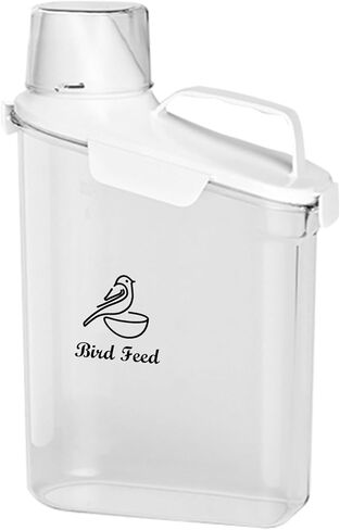Cat Food Storage Container Airtight |3 Qt/2.8 L Clear Plastic Cat Food Treats Container with Measuring Cup/Pour Spout|Hold up to 3.8 lbs Pet Food|Portable Food box for Travel| BPA Free-green in Kuwait