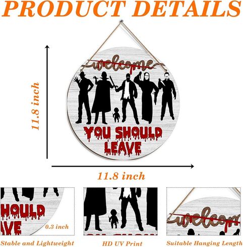 علامة خشبية لحماية الكلب من فضلك لا تدق أو تدق جرس الباب للباب الأمامي، علامة تجارية منزلية، تصميم لوح خشبي، لافتة معلقة، ديكور منزلي للمزرعة in Kuwait