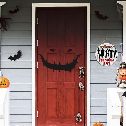 علامة خشبية لحماية الكلب من فضلك لا تدق أو تدق جرس الباب للباب الأمامي، علامة تجارية منزلية، تصميم لوح خشبي، لافتة معلقة، ديكور منزلي للمزرعة in Kuwait