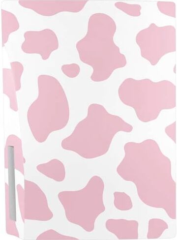 Skinit Decal Gaming Skin Compatible with PS5 Bundle - Pink Cow Print Design in Saudi Arabia