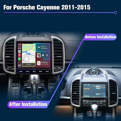 Radio for Porsche Cayenne 2011-2015: 32G CAR STEROID SYSTER SYSTEM UND مع Bluetooth AM FM Wireless Carplay Auto for Turbo S GTS ، 8.4 " in Kuwait