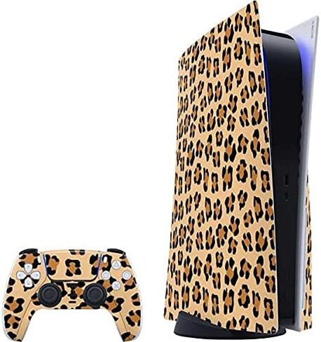 Skinit Decal Gaming Skin Compatible with PS5 Bundle - Pink Cow Print Design in Saudi Arabia