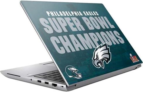 Skinit Decal Laptop Skin Compatible with HP ZBook Fury 16 G10 - Officially Licensed NFL Philadelphia Eagles Super Bowl LIX Champions Design in Kuwait