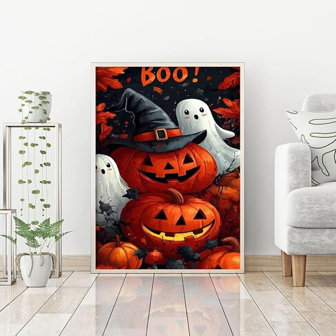 SOTYIOO Diamond Painting Kits for Adults.Colorful Tree Diamond Art Full Drill Round Gem Art 5D Diamond Dots Suitable Home Wall Decor 14x14inch in Kuwait