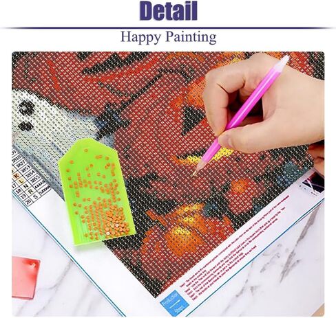 SOTYIOO Diamond Painting Kits for Adults.Colorful Tree Diamond Art Full Drill Round Gem Art 5D Diamond Dots Suitable Home Wall Decor 14x14inch in Kuwait