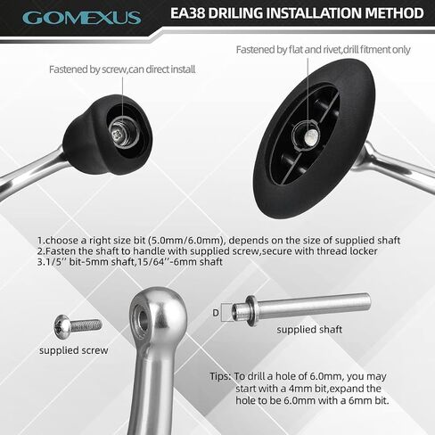 GOMEXUS Power Knob Compatible for Shimano Stella FJ 1000-5000 Biomaster 1000-5000 Nasci Daiwa 17 Exceler 2004-4000 16 Blast 3500-4000 Spinning Reel Handle Round Knob Direct Fitment 38mm in Saudi Arabia