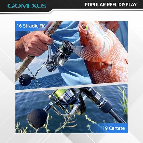GOMEXUS Power Knob Compatible for Shimano Stella FJ 1000-5000 Biomaster 1000-5000 Nasci Daiwa 17 Exceler 2004-4000 16 Blast 3500-4000 Spinning Reel Handle Round Knob Direct Fitment 38mm in Saudi Arabia