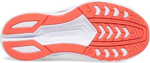Saucony Endorphin KDZ Sneaker, White/Purple, 2.5 US Unisex Big Kid in Kuwait