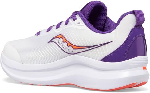Saucony Endorphin KDZ Sneaker, White/Purple, 2.5 US Unisex Big Kid in Kuwait