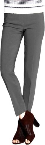 SLIM-SATION Women's Wide Band Ankle Pant Pull-on Pant with Tummy Control in Saudi Arabia