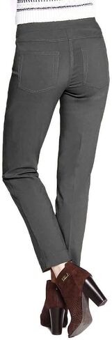 SLIM-SATION Women's Wide Band Ankle Pant Pull-on Pant with Tummy Control in Saudi Arabia