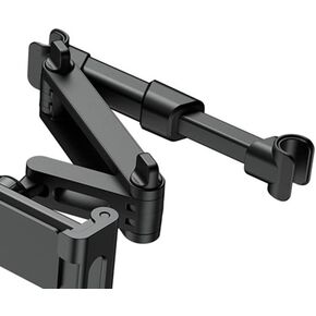 Car Tablet Mount for Stretchable Rotatable Headrest and Vent Phone Holder (Folding Type)