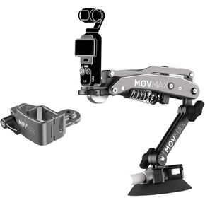MOVMAX Blade Arm & Hoop Connector for DJI Osmo Pocket 3 Camera, Car Suction Cup Mount Stabilizer, Pocket 3 Creator Combo Accessories
