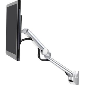Ergotron – MX Mini Single Monitor Arm, VESA Wall Mount – for Monitors Up to 24 Inches, 0 to 8 lbs – Polished Aluminum
