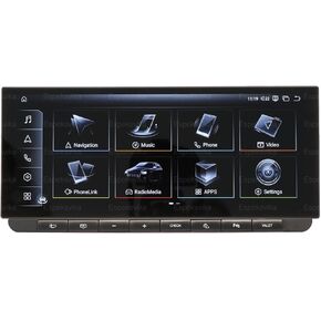 Car Radio Stereo for Audi Q7 2005-2015 Android Auto 2k Screen Wireless Carplay Radio with Qualcomm Upgrade GPS Touchscreen Head Unit (8+256, 14.9")
