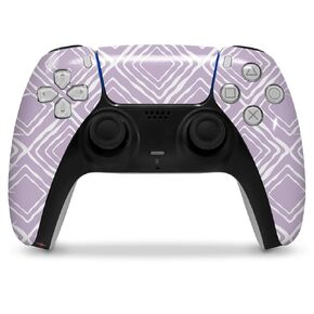 WraptorSkinz Skin Wrap compatible with Sony PS5 DualSense Controller Wavey Lavender (CONTROLLER NOT INCLUDED)