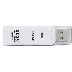 USB 3.0 Micro SD Card Reader, 5Gbps 2-in-1 SD Card Reader to USB Adapter, highspeed Flash Memory Card Reader for SDXC, SDHC, MMC, RS-MMC, Micro SDXC, Micro SD, Micro SDHC and UHS-I Cards