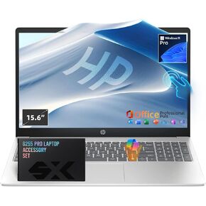 HP 15.6" Touchscreen Laptop for Business and Students, Intel Processor i3-1315U (＞i3-1215U, Up to 4.5GHz), Copilot, Anti-Glare, Office Pro- Wins 11 Pro, Wi-Fi 6, w/Accessories (32GB RAM, 1TB SSD)