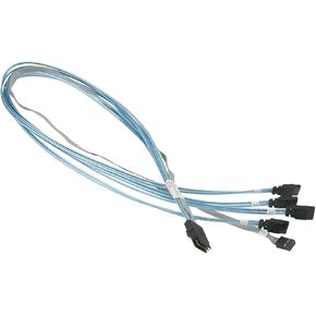 Supermicro IPASS to 4-SATA Cable with 70cm Sideband PBF (CBL-0237L)