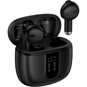 Samsung Wireless Earbuds Bluetooth Headphones for Samsung Galaxy A16 5G A36 A56 A26 S25 Edge Ultra FE A15 A35, Ear Buds Waterproof Earphones with Mic 48H in-Ear Earpods with LED Display Charging Case