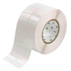 Brady THT-37-423-10 1.5" Width x 0.5" Height, B-423 Permanent Polyester, Gloss Finish White Thermal Transfer Printable Label (10000 per Roll)