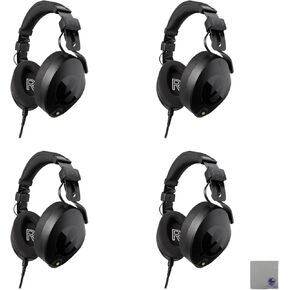 Rode NTH-100 Professional Over-Ear Headphones with Soft Case, 3.5mm to 1/4" Headphone Adaptor and StreamEye Polishing Cloth