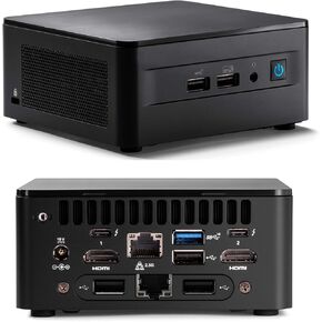 Intel NUC 12 Pro NUC12WSHi5 Dual LAN Mini Desktop Computer, 12th Gen Core i5-1240P(12C/16T, Up to 4.4G) Mini PC,8G RAM,256G SSD