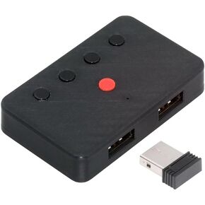 Xiwai USB الماوس السلكي ولوحة المفاتيح يتحول إلى محول بلوتوث 2.4G اللاسلكي (BT) مع محدد محدد محول USB Type-C لجهاز الكمبيوتر اللوحي الهاتف المحمول
