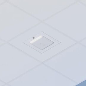 قفل حاوية نقطة الوصول إلى البلاط السقف الموقوفة من أجل Back Box & Cisco 4800 Series Door 12.5 × 12.5 × 3 بوصة.