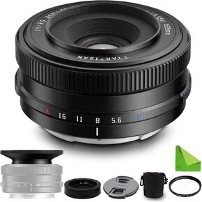 Ttartisan 14mm F3.5 X-Mount APS-C Auto Focus Lensy Lightweight Lens for Fujifilm Fuji X-Mount Cameras X-T50 X-T-T4 X-T30II X-T30 X-T3 X-T20 X-M5 X-A7 X-A5 X-A5 X-A3 X-PRO3 X-PRO