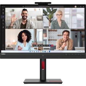 Lenovo ThinkVision T27hv-30 27" Class Webcam WQHD LED Monitor - 16:9 - Raven Black