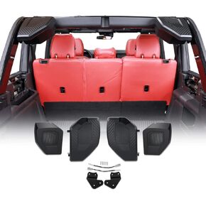 IAG I-Line Rear Speaker Pods for Ford Bronco 21-24+ 2/4 Door (Not Sport or Raptor), Compatible with 6.5" Speakers