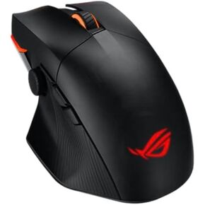 ASUS ROG Chakram X Origin. Connectivity: USB 2.0 (TypeC to TypeA), RF 2.4GHz, Bluetooth 5.2. Sensor: ROG AimPoint. Resolution: 100-36,000 DPI. Max Speed: 650 IPS. USB Report Rate 8000 Hz.