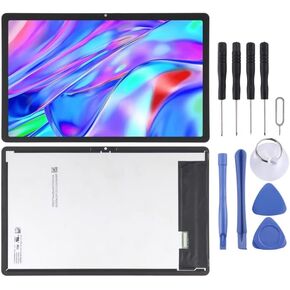 YMJUS Cellphone Repair Parts for Lenovo Tab M10 Plus 3rd Gen TB-128FU TB125FU TB128FU TB128XU TB128 TB125 LCD Screen with Digitizer Full Assembly(Black) Spare Parts