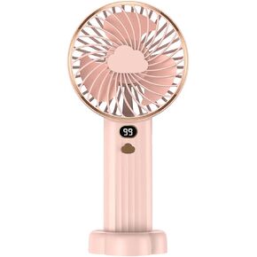 Portable Usb Handheld Table Fan USB Smart Electric Rechargeable Mini Ventilation Wireless Air Cooler Fan fan (Color : Green, Size : 3000M)