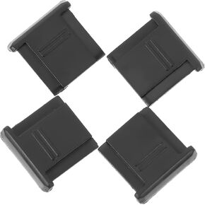 Homoyoyo 4Pcs Hot Shoe Protector Caps for Cameras Durable Hot Shoe Covers to Prevent Dust Moisture Scratches Lightweight and Easy to Install Camera Accessories
