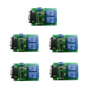 DB9 Female/Male RS232 UART Switch Board DC 12V 232 Relay Module for PLC LED Motor (1PCS DB9 Female Interface)