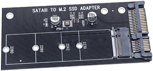 JMT M.2 SSD إلى SATA3.0 بطاقة محول NGFF إلى لوحة المنفذ التسلسلي لـ SATA لـ M.2 NGFF 2230 2242 2260 2280mm SSD (1PIECE) in Kuwait
