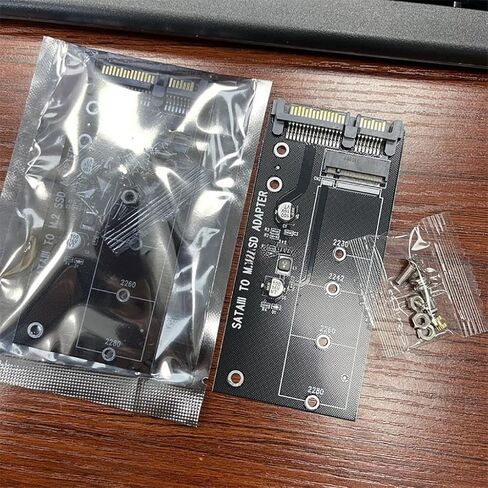 JMT M.2 SSD إلى SATA3.0 بطاقة محول NGFF إلى لوحة المنفذ التسلسلي لـ SATA لـ M.2 NGFF 2230 2242 2260 2280mm SSD (1PIECE) in Kuwait