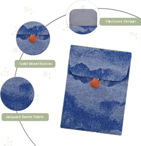 Jean Kindle Sleeve - Protective Case Compatible with Paperwhite(6''/6.8'') Padded E-Reader Cover in Kuwait