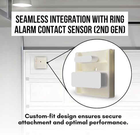 Garage Door Sensor Bracket Compatible with ADT | Universal All-in-One Mounting Kit | Fast and Easy Installation - Sensor Not Included in Saudi Arabia