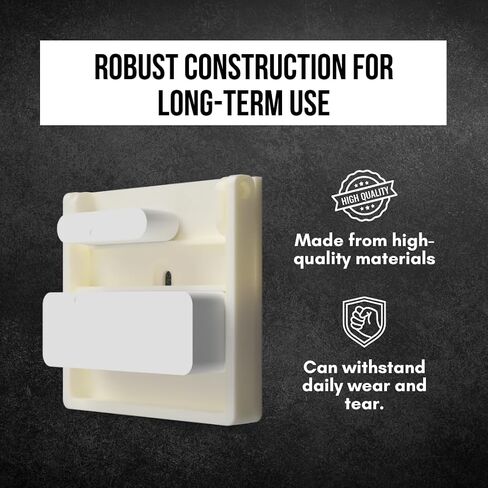 Garage Door Sensor Bracket Compatible with ADT | Universal All-in-One Mounting Kit | Fast and Easy Installation - Sensor Not Included in Saudi Arabia