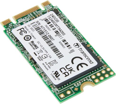 Transcend 240GB M.2 SATA III 6GB/S SSD MTS420 3D TLC Flash 42mm Form in Saudi Arabia
